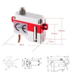 KST X06 X06H V6.0 1.8Kgf.cm 0.07sec  HV Digital Metal Gear Micro Servo for RC Gliders